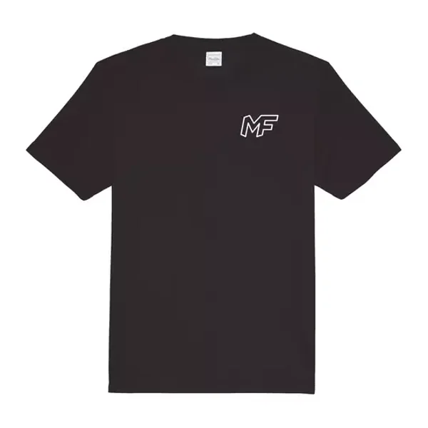 MF Cool Plus T'shirt with black and white logo (Black only)