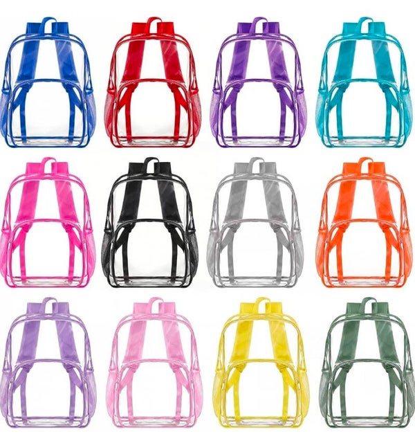 Clear backpack
