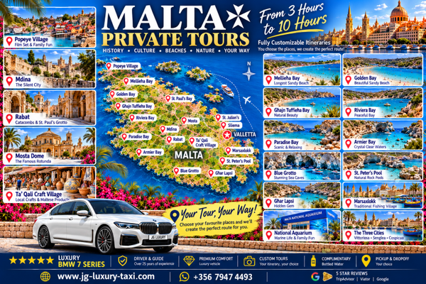 Discover Malta in Luxury | Tours from €200