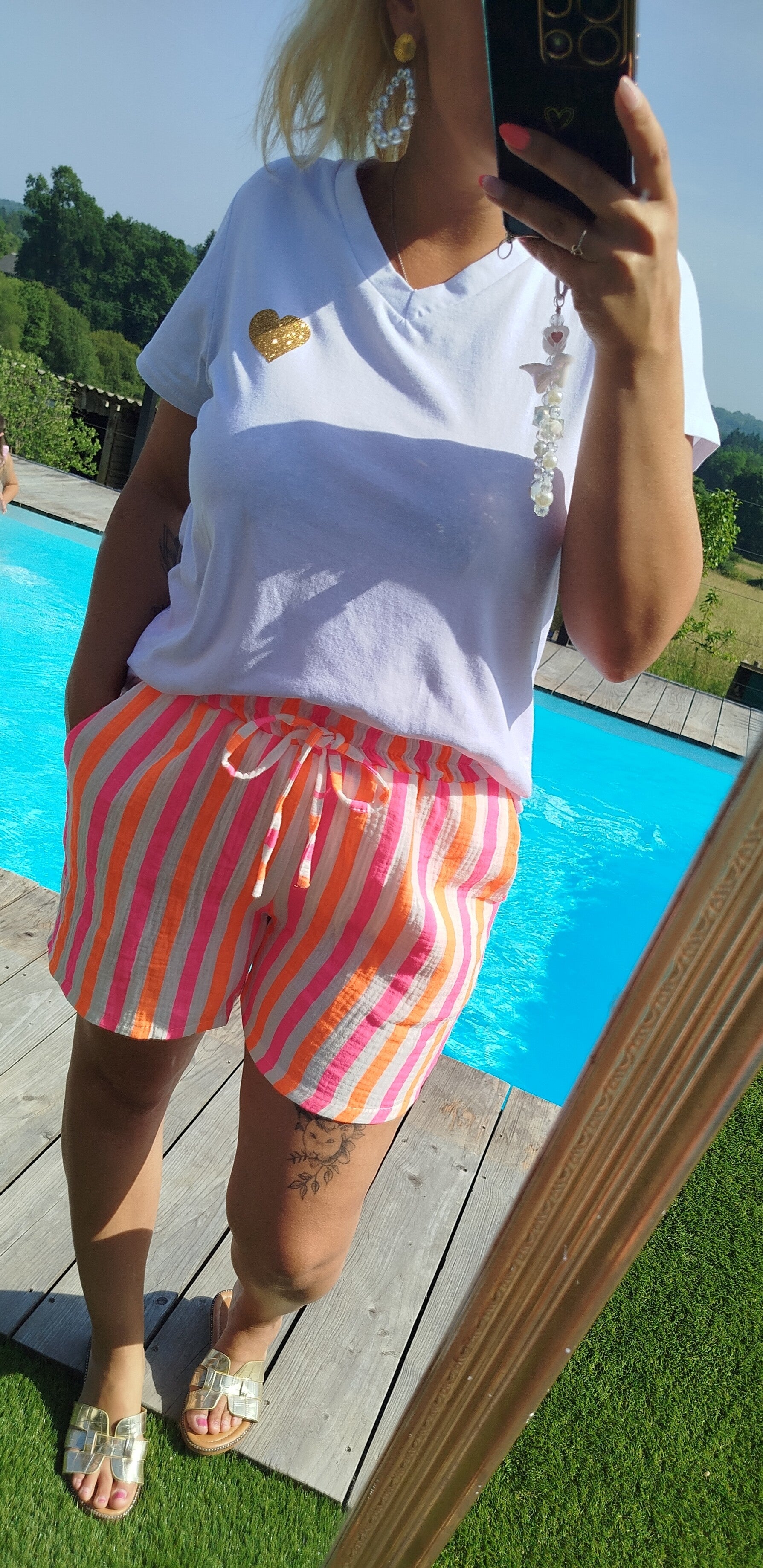 🌸Short coton coloré🌸