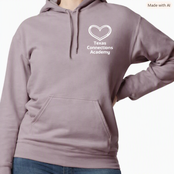 Pencil heart hoodie- New for 26-27 school year