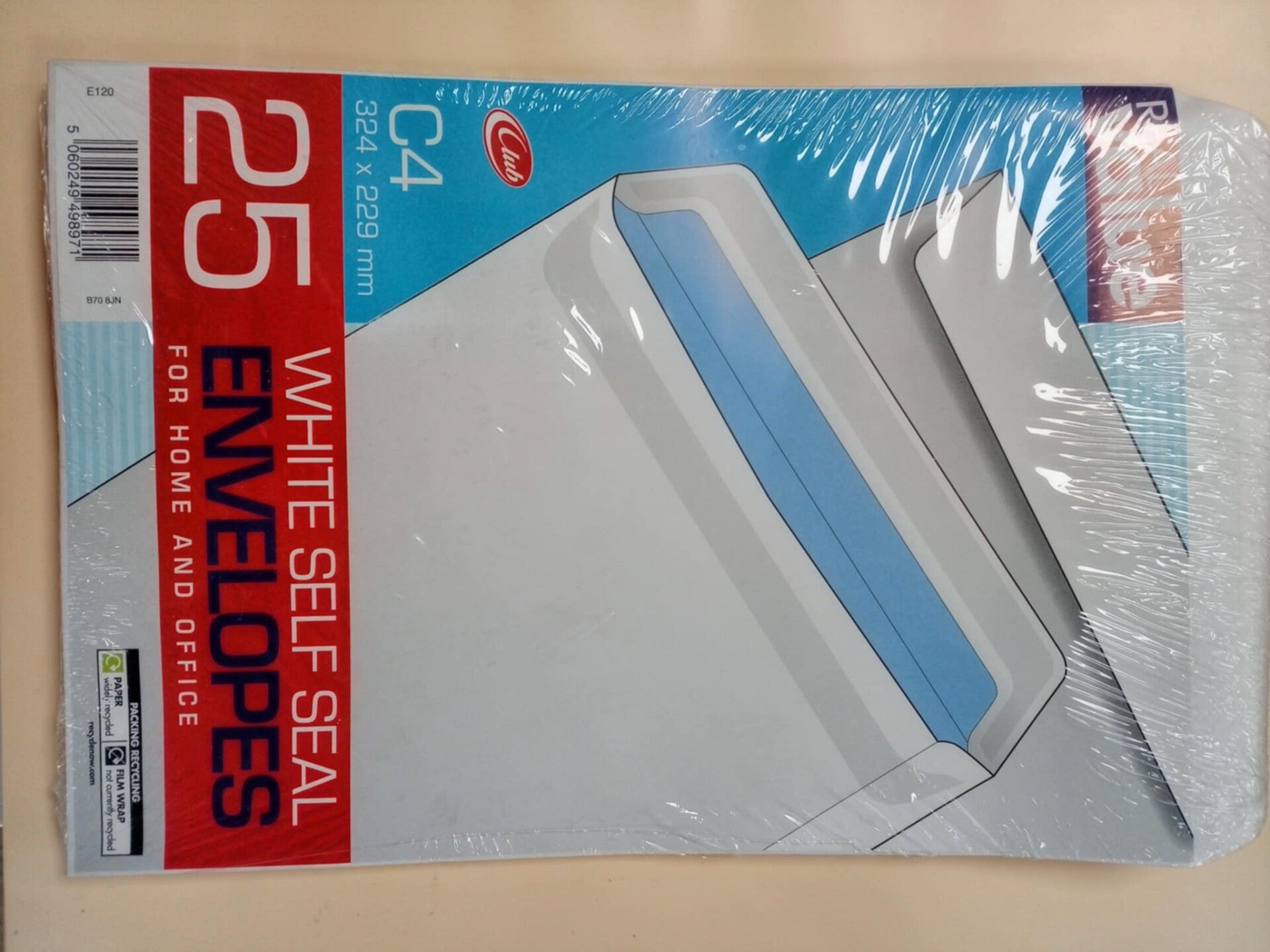 White envelopes