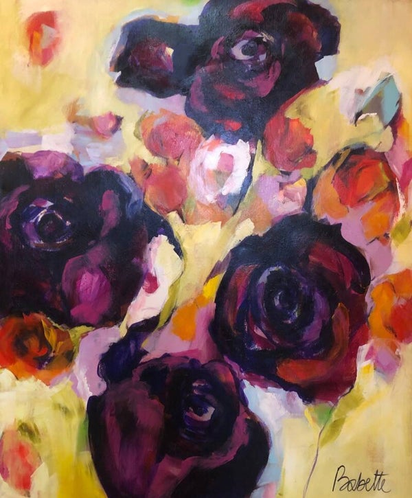 Abstract rood | Babette Degraeve