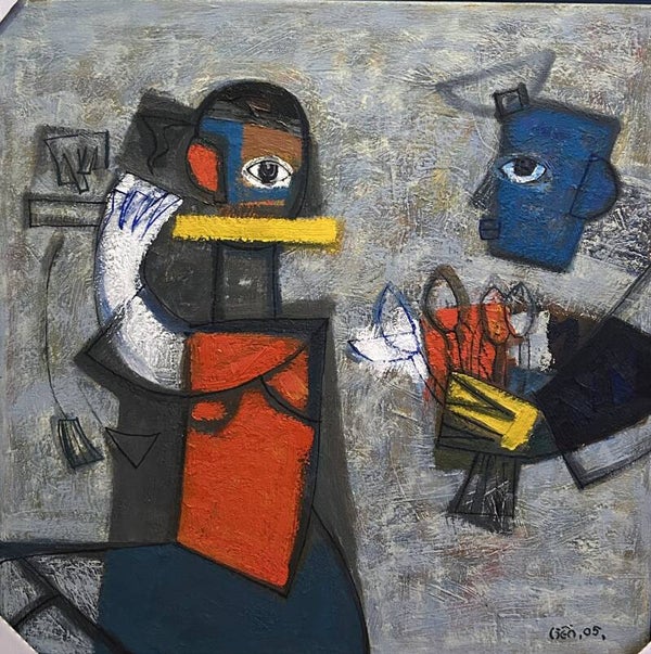 Flowers and flute | Nguyen Dinh Hien