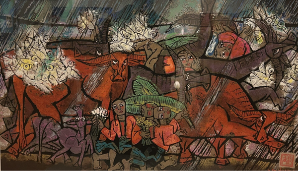 Children with birds | Nguyen Tung Ngoc