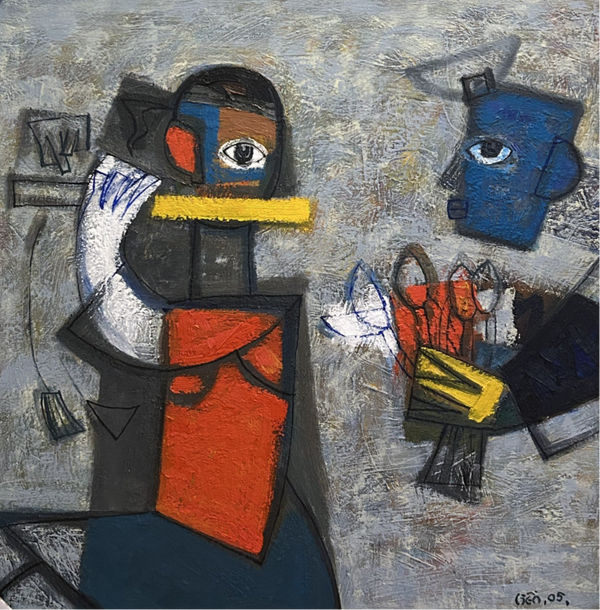 Flowers and flute | Nguyen Dinh Hien