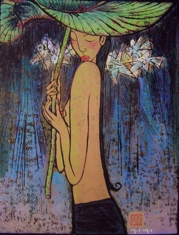 Naakt met blad | Nguyen Tung Ngoc
