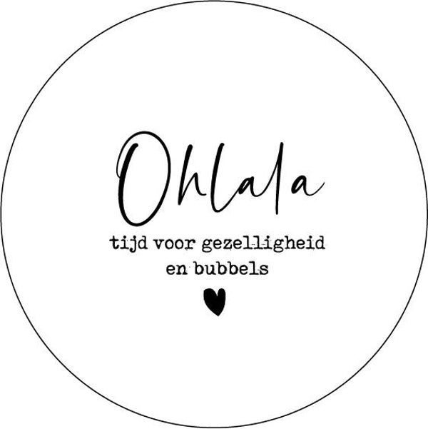 Bierviltje Ohlala, tijd voor gezelligheid en bubbels