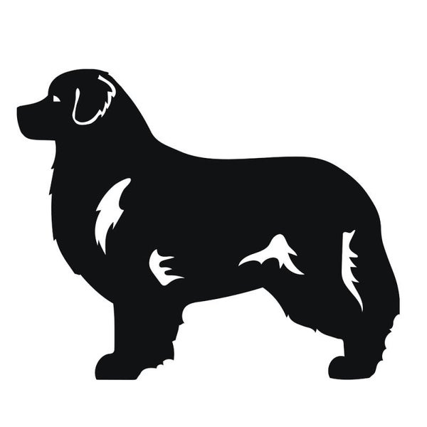 Bernese Mountain dog sticker, Le Chien ArtistiQ