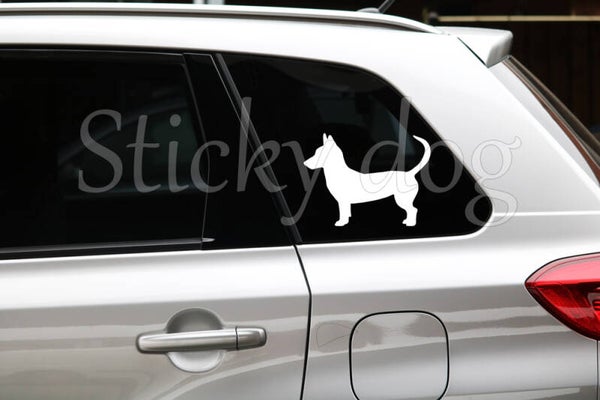 Andalusian Hound Maneto silhouette dog sticker