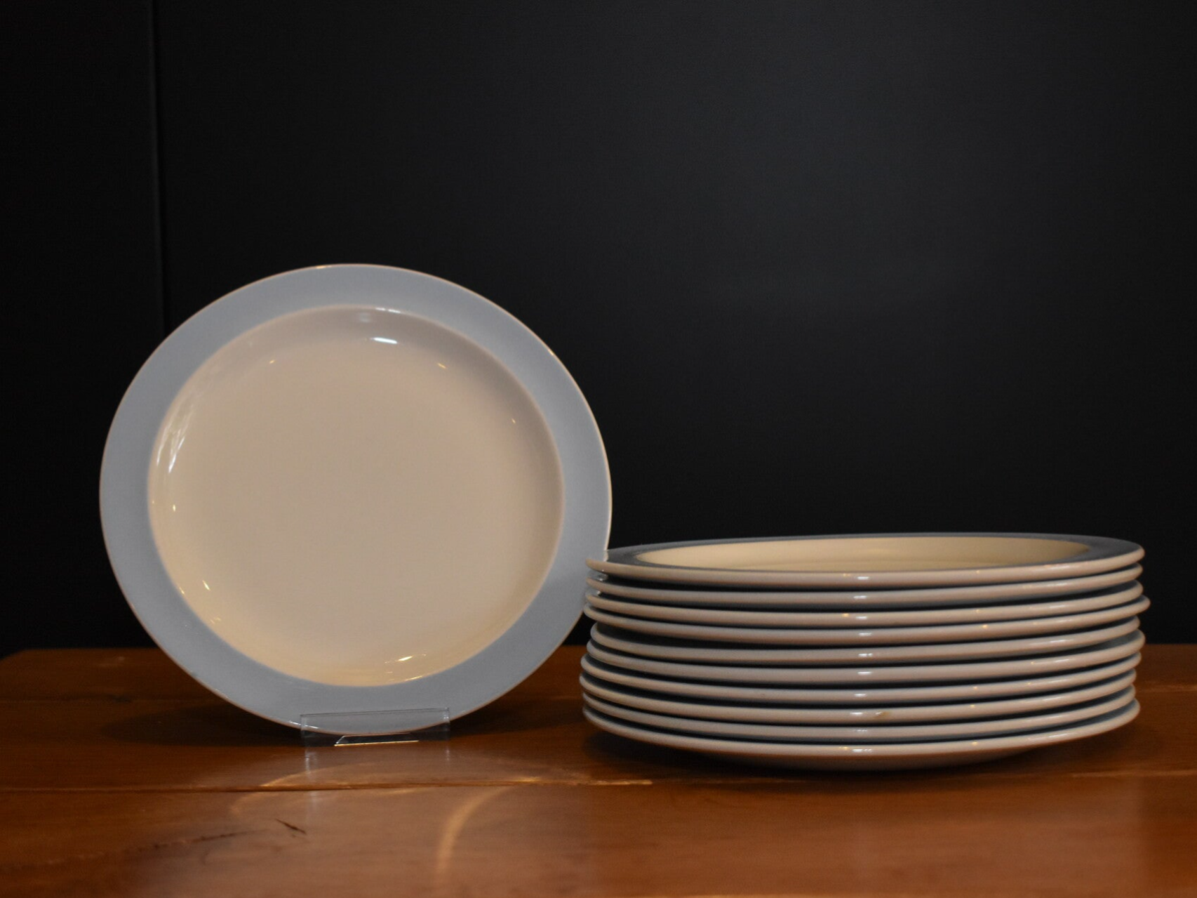 Mooie Keralux Boch Freres Belgium borden (11 stuks)