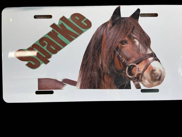 Bordje voor op een staldeur