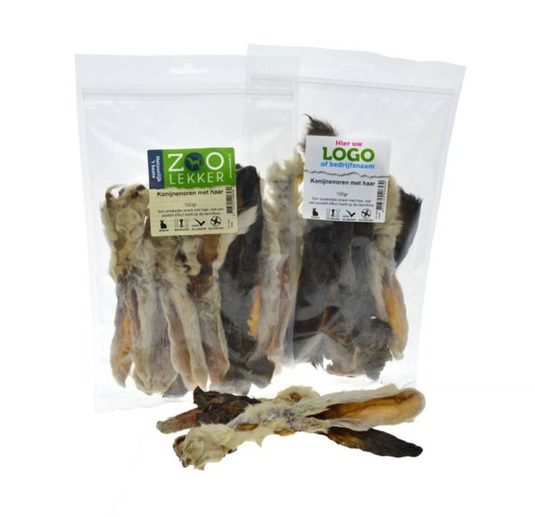 Konijnenoren met haar