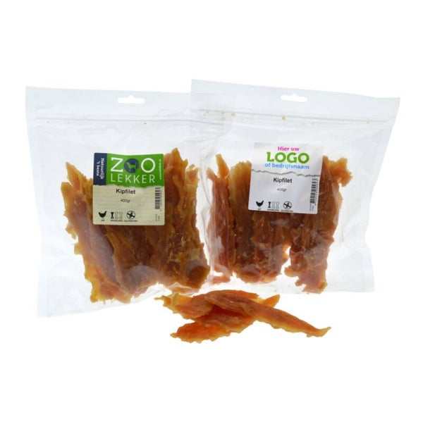 Kipfilet 400 gram 100 % natuurlijke hondensnacks