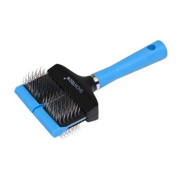 ShowTech borstel blauw dubbel hard