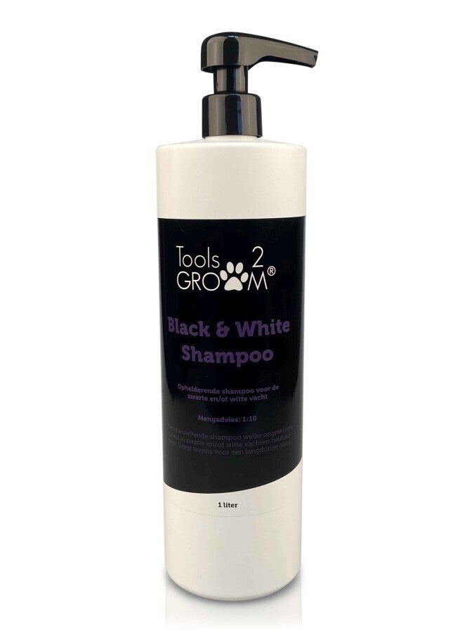 Tools2Groom Black and White shampoo Luxe 1 liter