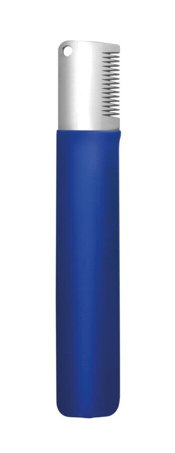 Trim-mes blauw grof rechtshandig
