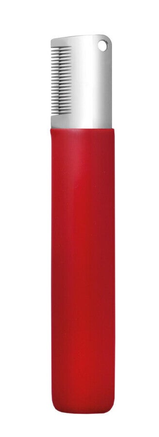Trim-mes rood fijn linkshandig
