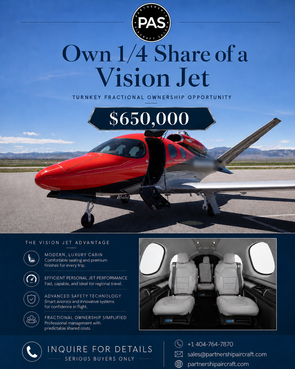 Cirrus G2+ Vision Jet