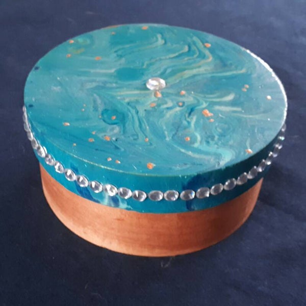 Round Bamboo Storage Box