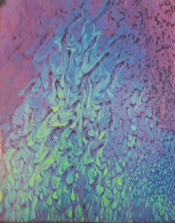 Tree on a Neon Night