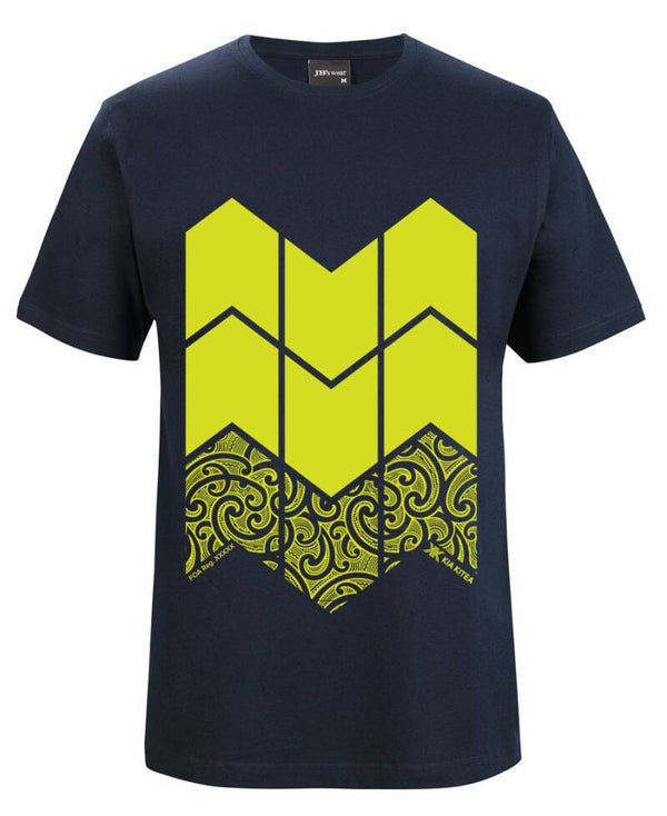 Kia Kitea Forestry Tee - Cotton - Navy