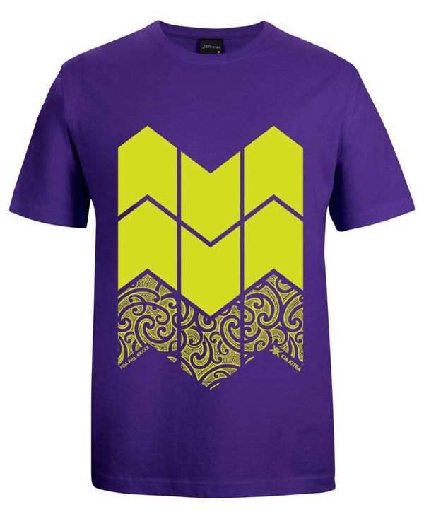 Kia Kitea Forestry Tee - Cotton - Waiporoporo/Purple