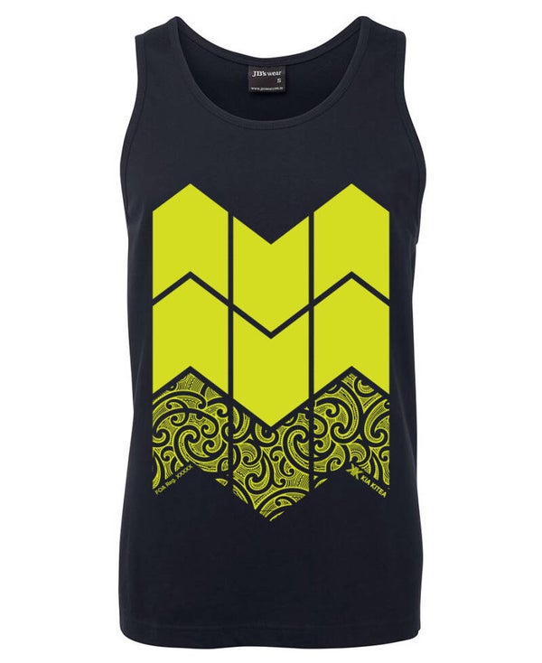 Kia Kitea Forestry Singlet - Cotton - Navy