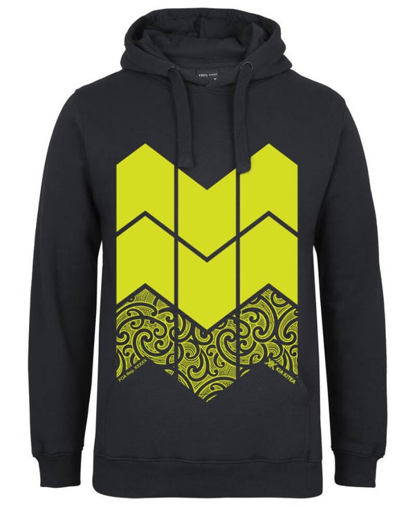 Kia Kitea Forestry Hoodie - Pango/Black