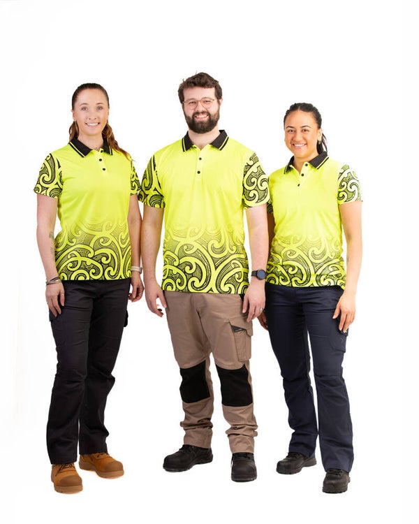 Hi Vis Mahi Polo - Tane
