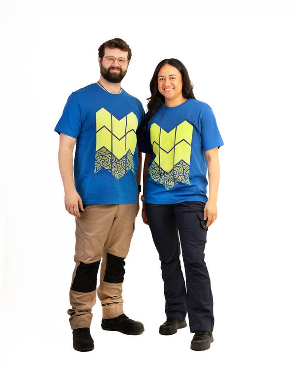 Kia Kitea Forestry Tee - Cotton - Royal