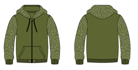 Kia Kitea Fleece Hoodie - Khaki - Delayed - Due September