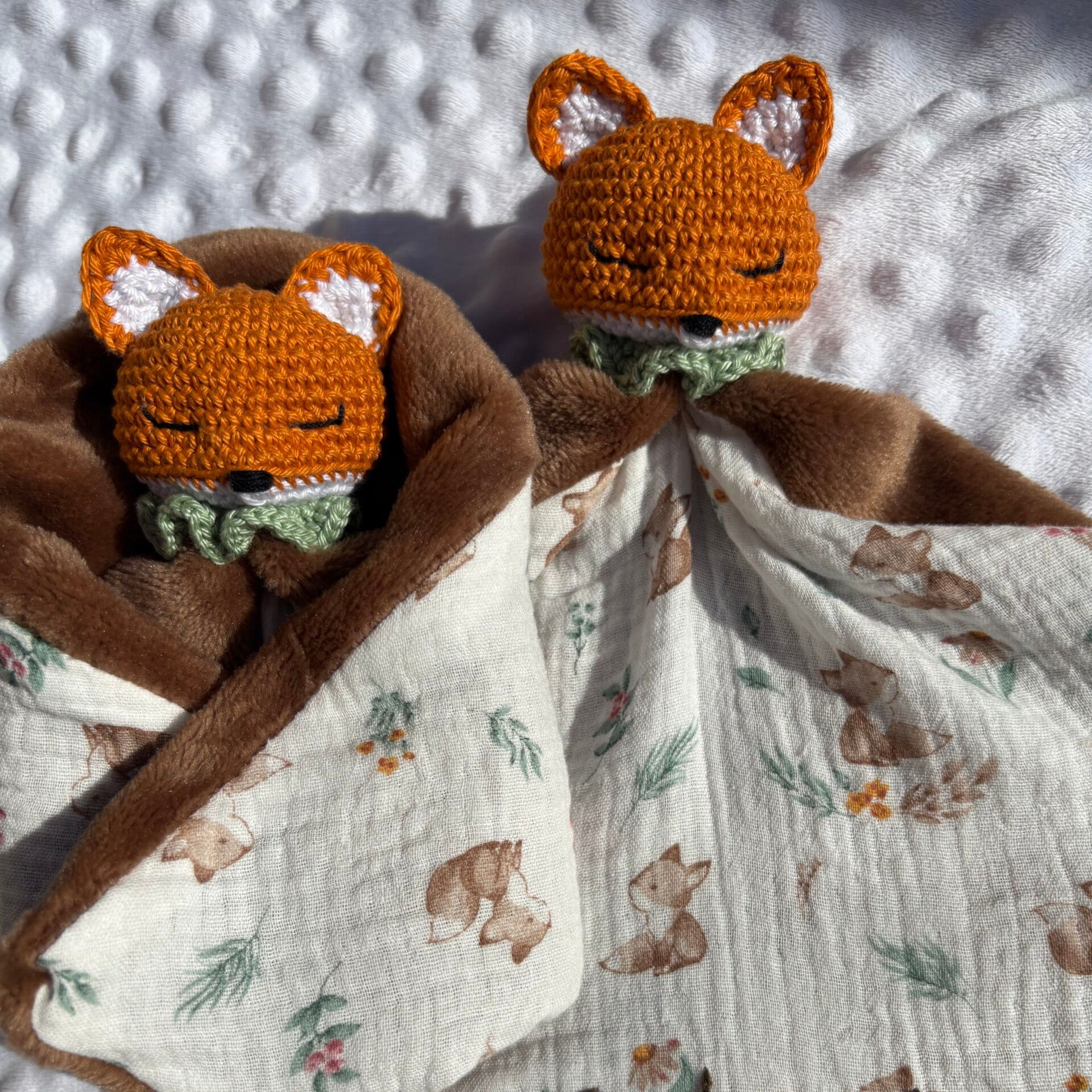 Doudou lange renard personnalisable