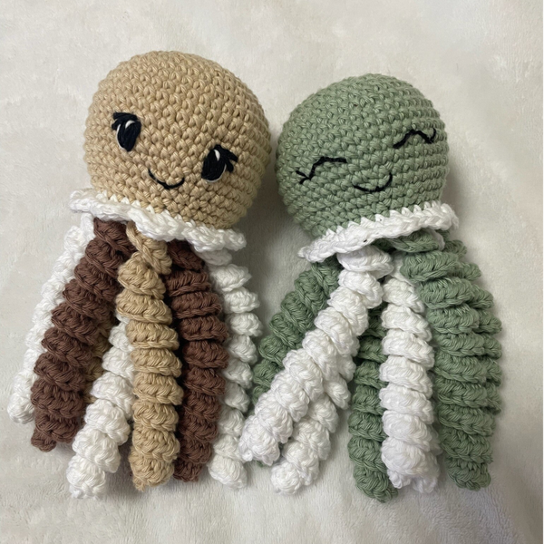 Pieuvre 100% coton 20 cm