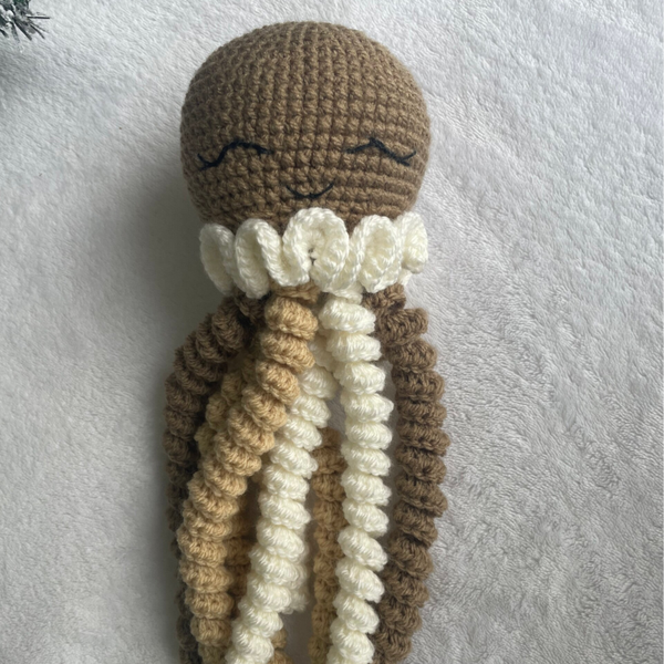 Pieuvre Cocoon 30cm - Col Arlequin