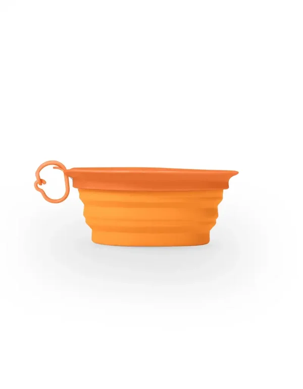 Opvouwbaar voer- en drinkbakje - Oranje