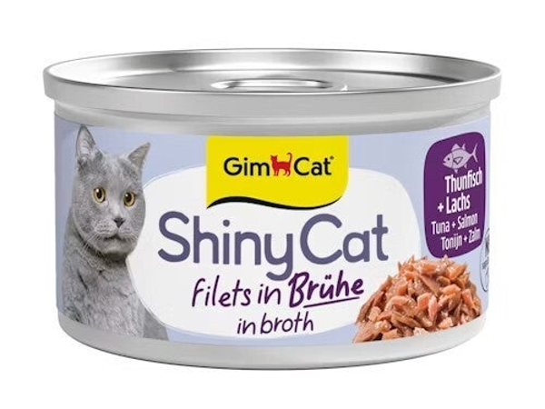 ShinyCat Filets in Bouillon - Tonijn en Zalm