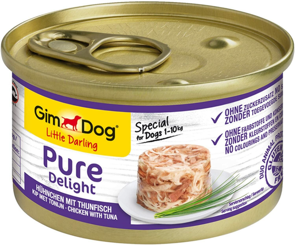 Pure Delight kip met tonijn 85gr
