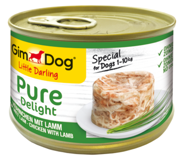 Pure Delight kip met lam 150gr