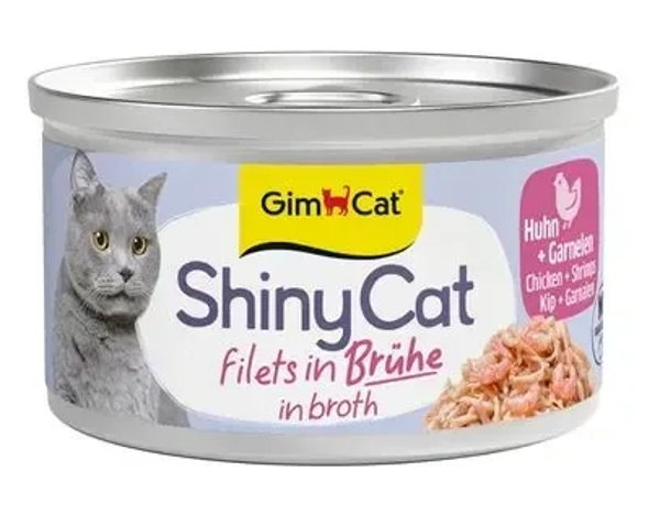 ShinyCat Filets in Bouillon - Kip en Garnalen