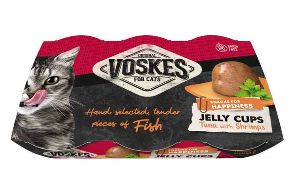 Voskes jelly cups tonijn & garnalen (6x25gr)