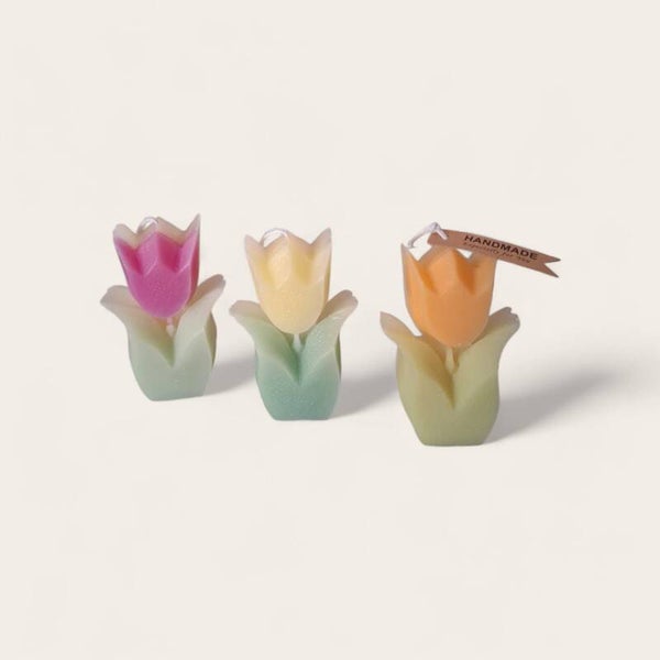 Candele in cera di soia "Fiori"