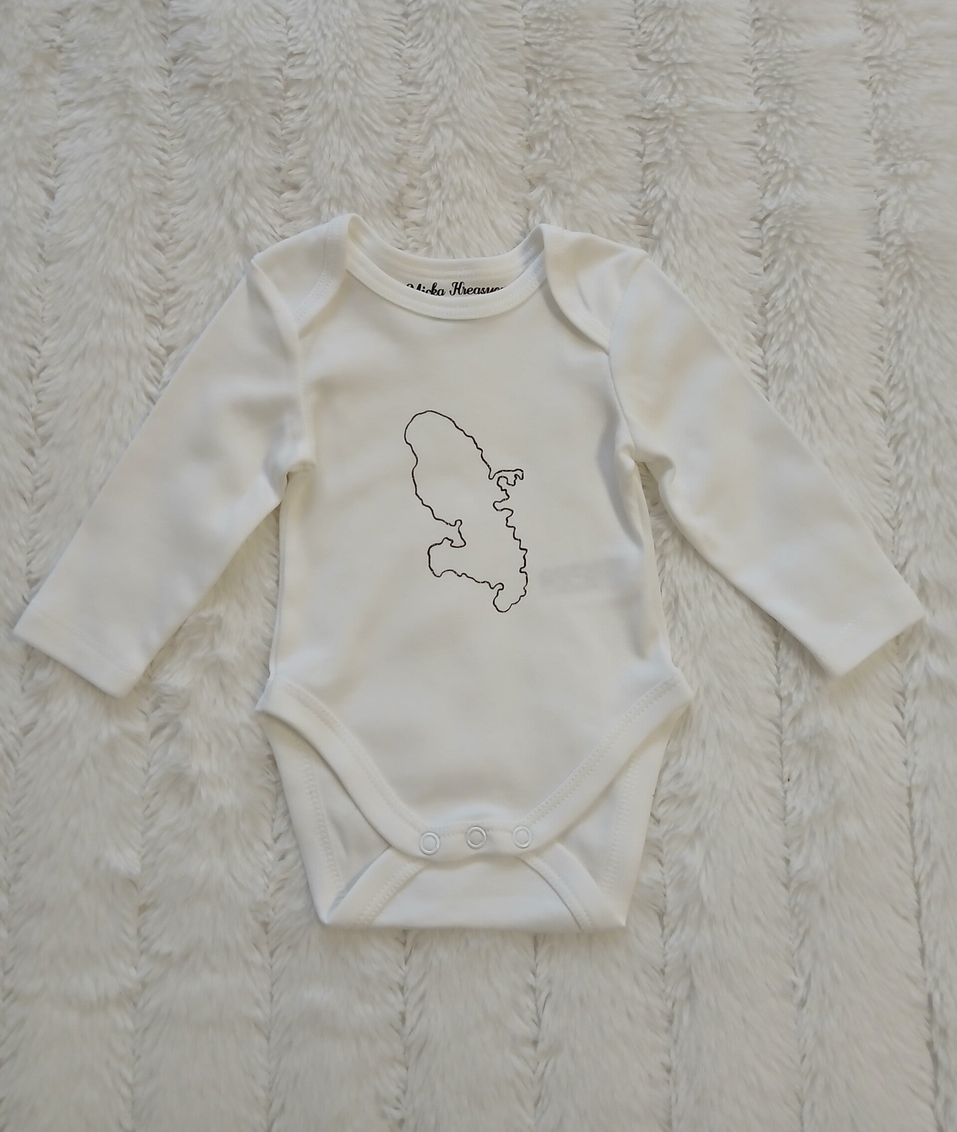 Bodie bébé carte de la Martinique 0-1 mois