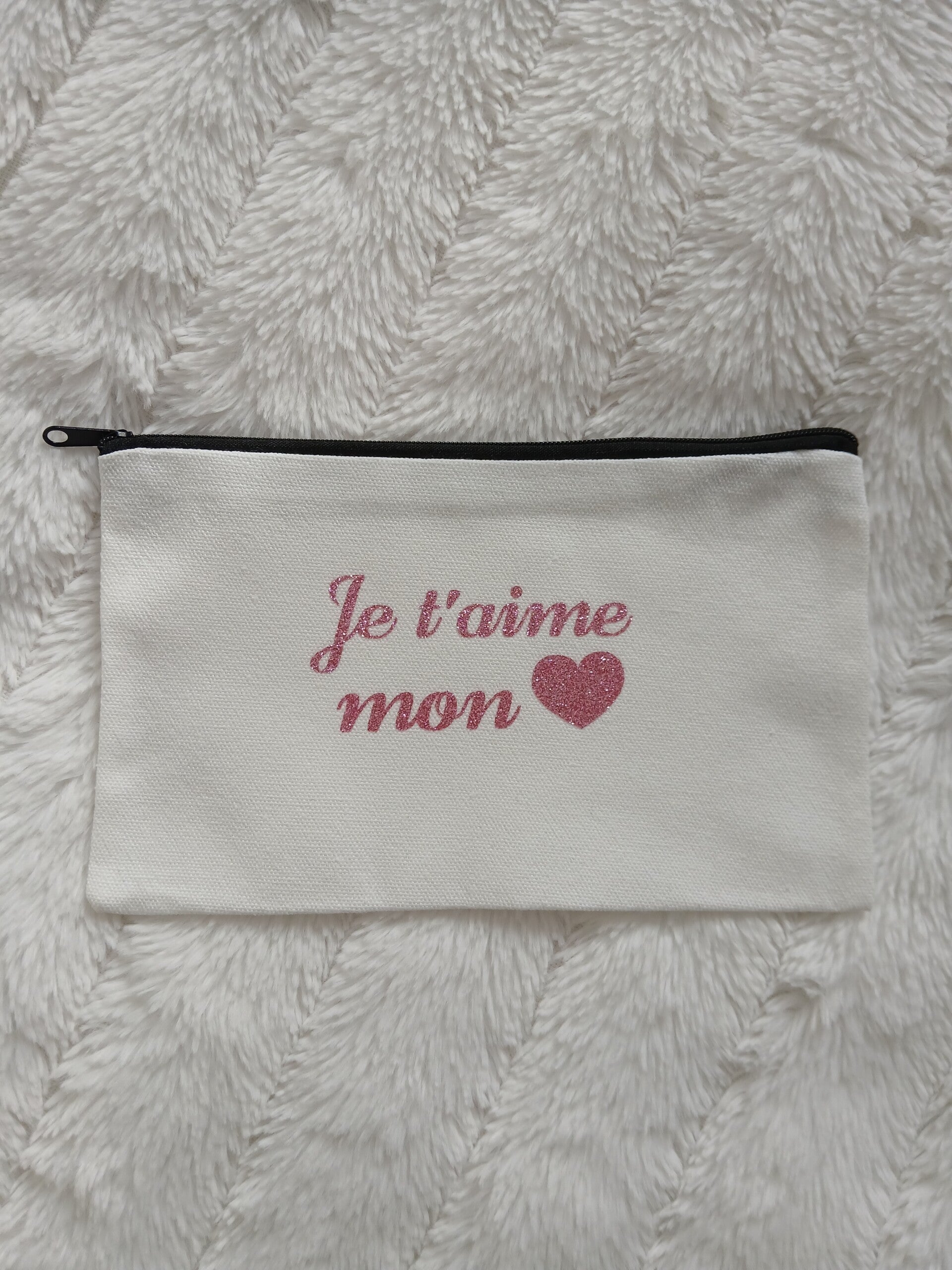 Pochette "Je t'aime mon 🩷"