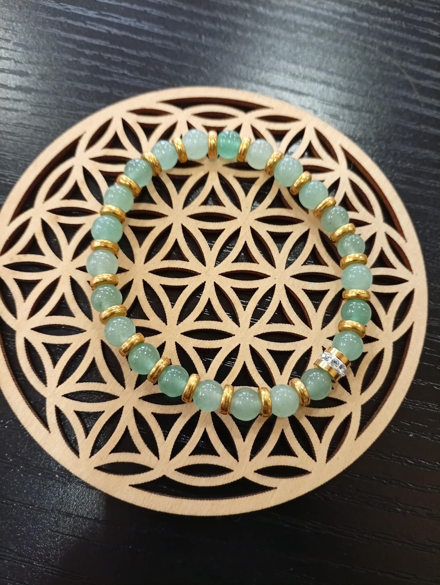 Bracelet Aventurine Verte