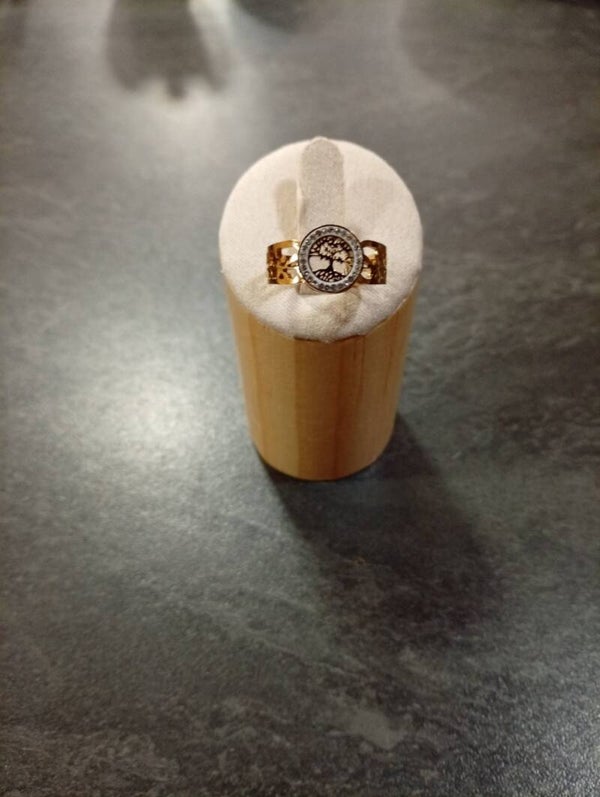 ✨ Bague ajustable Arbre de Vie – Symbole d’Ancrage et d’Élévation ✨