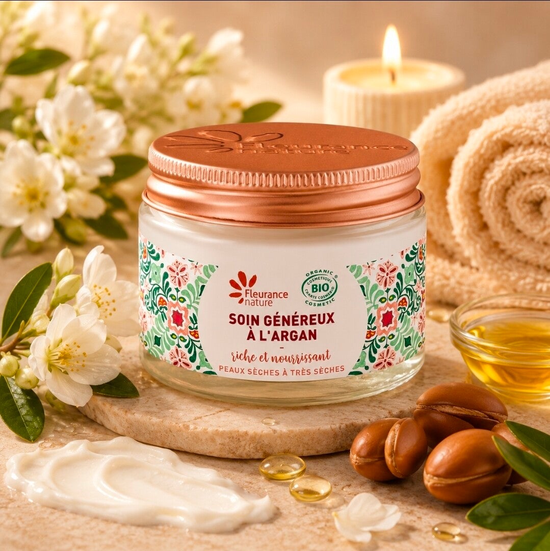 Soin généreux à l'argan pour peau sèche et extrêmement sèche 50 ml