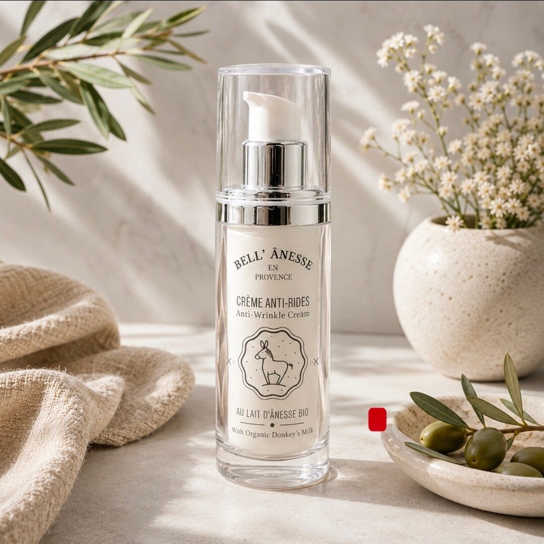 Crème Anti-Rides au Lait d’Ânesse BIO – 30 ml
