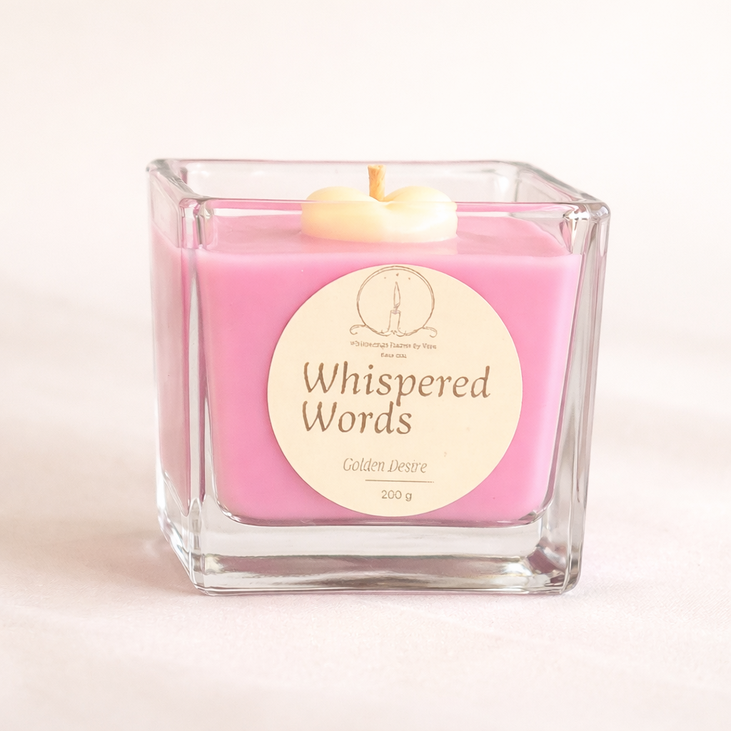 Whispered Words -  Een kaars met een boodschap, om te geven of te koesteren