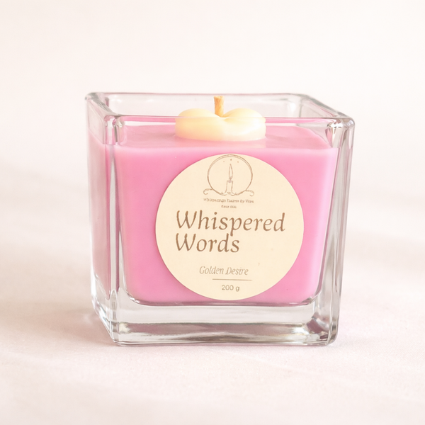 Whispered Words -  Een kaars met een boodschap, om te geven of te koesteren